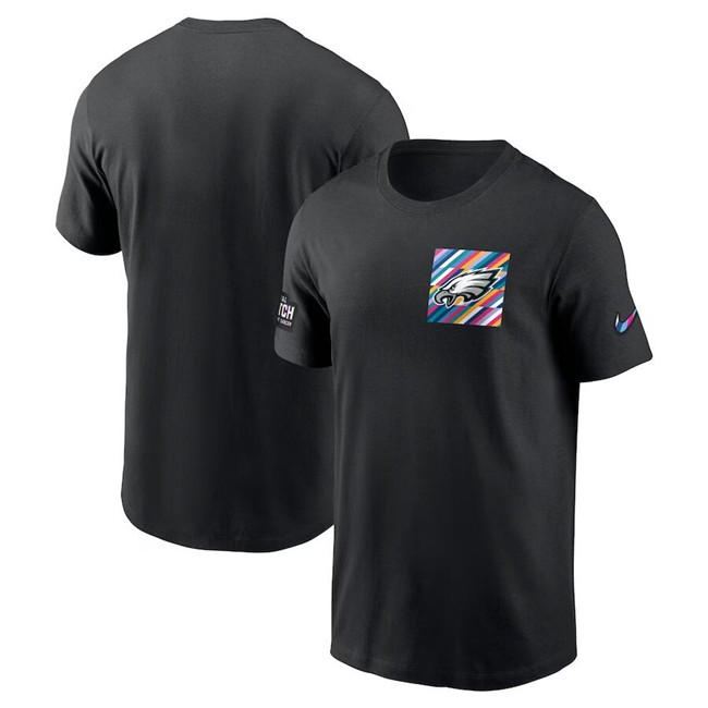 Men's Philadelphia Eagles Black 2023 Crucial Catch Sideline Tri-Blend T-Shirt Men's Philadelphia Eagles Black 2023 Crucial Catch Sideline Tri-Blend T-Shirt